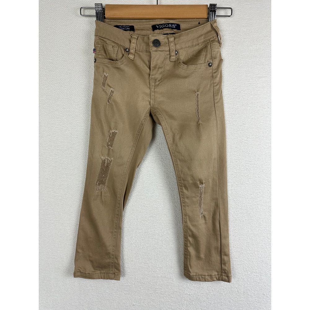 VIGOSS Jeans Girls Size 7 Cuffed Capri